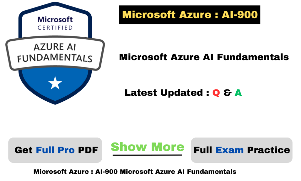 Microsoft Azure : AI-900